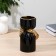 VAZ Keramics "Derk" D-9 cm H-19.5 cm, golden-black
