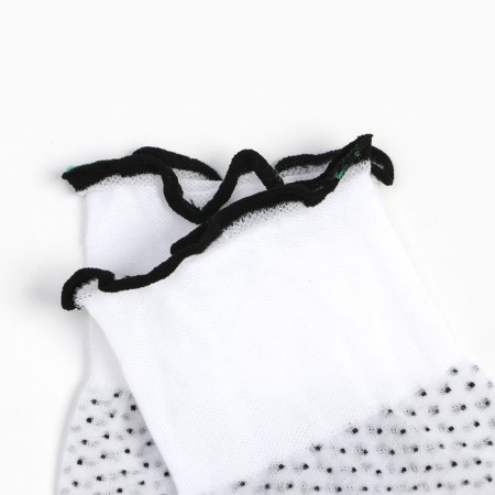 Socks for girls with dots CE Point, white color (Bianco), size 20-22-2