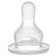 Nipple for a bottle, +3 months, 2pcs +1pc gift, medium stream, throat 35mm