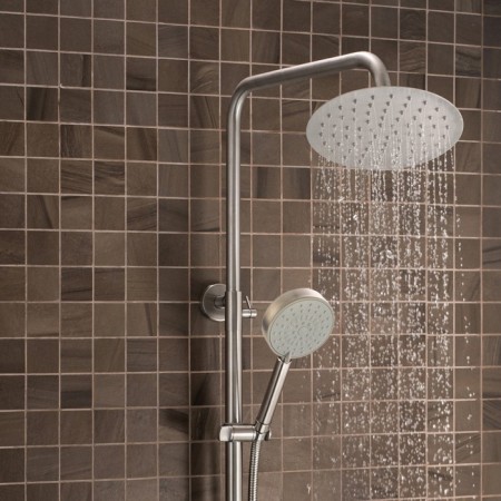 Shower system RMS SUS124-003DK-2, single-leaf, shower watering can, chrome-3