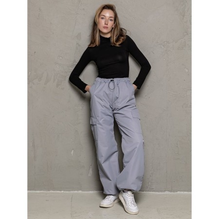 Insulated pants for children, height 146 cm, gray color