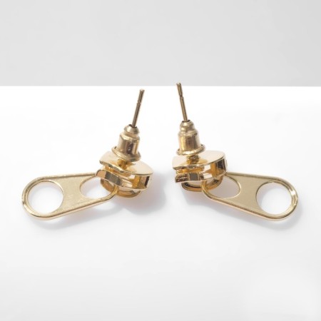 Earrings "Castle", Color Gold-2