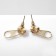 Earrings "Castle", Color Gold