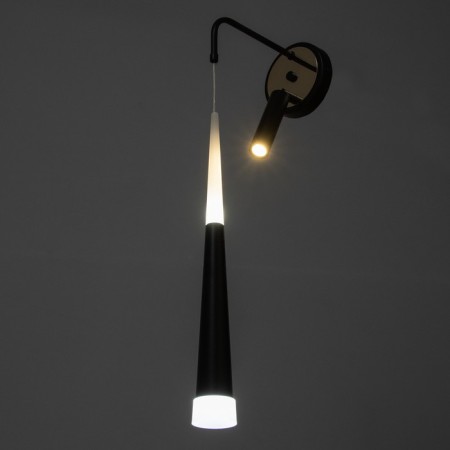 Bra "CLUO" LED 8+5W 3000-6000K black 15x15x30cm-4