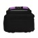 School backpack, 39 x 30 x 19 cm, Grizzly, ergonomic back, + keychain, black/purple