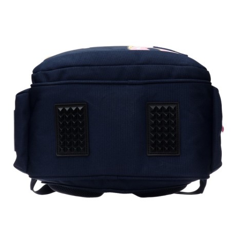 School backpack Bruno VisConti "Rabbit", 40 x 30 x 19 cm, ergonomic back, pencil case as a gift, blue-7