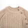 Knitted crumb set "Cute" growth 86-92 cm, beige color