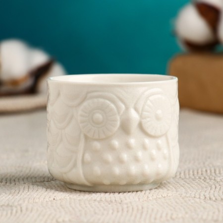 Filin pot of 6.5x6.5x5.5cm, mix