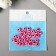 Beads for creativity plastic "Eye from the evil eye - pink" set of 30 pcs 0.7x1x1 cm