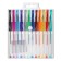 A set of gel pens 12 pieces, with a rubber holder