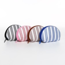 Women's wallet with zipper, color mix