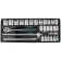 Set of end heads Jonnesway S04H4728S, 28 items