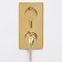 Shower mixer Wasserkraft Sauer 7171, single -leaf, without watering can, without spout, gold