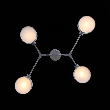 Ceiling EVOLUCE lamp. Sle183702-04. Gemento. 4x60 watts, E14, 68x71.5x32 cm, color gray color-9