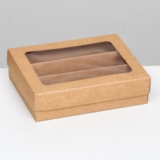 Box for Makarun, with a lodge, craft 21 x 16.5 x 5.5 cm