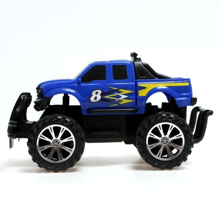 Inertial car "Tall jeep", blue color-1