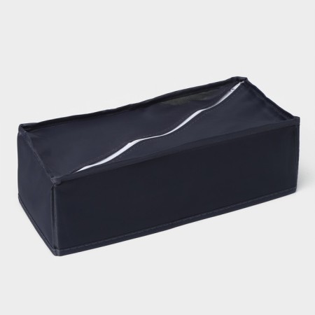 Organizer for linen 6 cells LadOM, 34x15x10 cm, graphite color-5