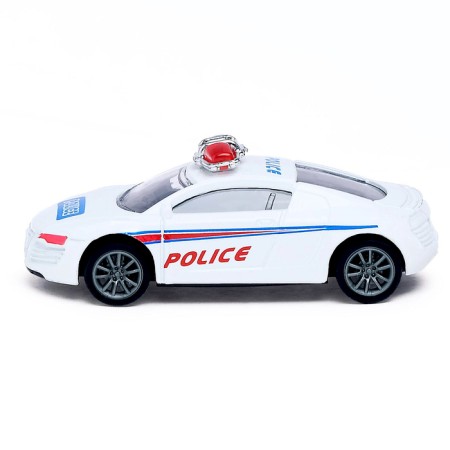 Metal “Police” machine, 1:50 scale, inertia, mix-1