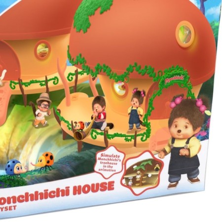 Set of game Monchichi "Domok Daluks", two -story, with accessories-4