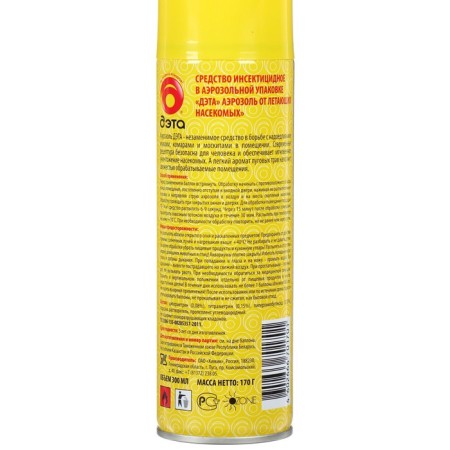Aerosol insecticide from mosquitoes and flies "Det", 300 ml-1