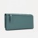 Women's wallet on magnets, green color