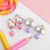Clips children's “chosen” unicorns and rainbow, mix shape, mix color