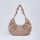 Women's bag El Masta with a zipper, beige color