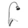 Mixer for the kitchen "Soyuzkran" 567-079, single-leaf, flexible surge, 2 modes, zinc, chrome