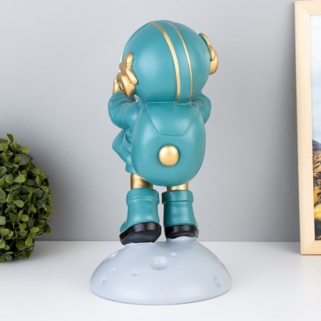 Sponel "Cosmonaut" LED from Batteries Green 16x16x30.5 cm Risalux-4