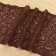 Lace elastic fabric, 240 mm × 2.7 ± 0.5 m, chocolate color