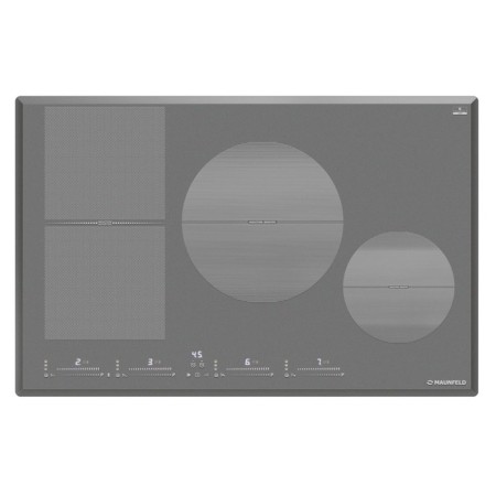 Maunfeld CVI804SFLGR, induction, 4 burners, sensor, gray.