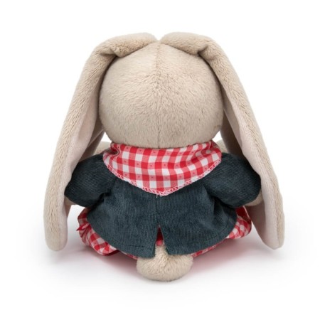 Soft toy "Bunny mi in a velvet jacket and trousers", 15 cm-2
