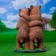 Garden figure "Bear-Semey" 32x25x45cm