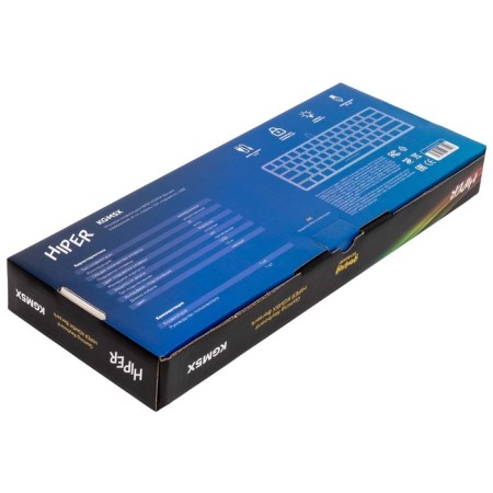 Hiper KGM5X Berserk game keyboard, black-3