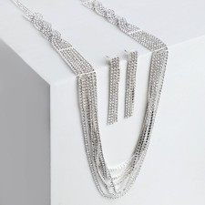 Set 2 objects: earrings, necklace 