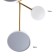 Almony Causenge 5XLED 176W 3000-6000K 4xg4 with a white-gold 84x84x17 cm Bayerlux