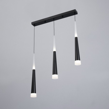 Bayerlux suspension Bayerlux “Amadeus” 3xLED 18W 4000K Black 50x4x30-180cm-1
