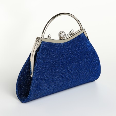 Female bag on the farmar, blue color-1