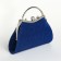 Female bag on the farmar, blue color