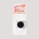 Rhinestones for decor, round, multi -size, black color