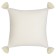 Decorative pillow with brushes and embroidery Geometry Ethnic, size 45x45 cm