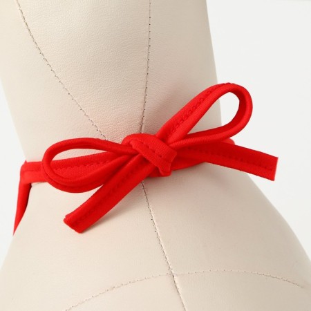 Dog collar "Santa", red-4