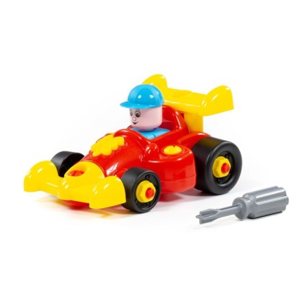 Designer "Racing car", 22 elements, mix-4