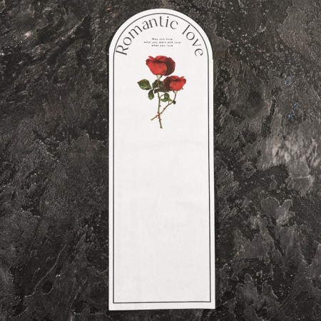 Package-cone for flowers, "romance", white, 14x40 cm-2