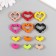 Busina for creativity Plastic "Heart Designer" MIX 2.9x2.5x0.9 cm