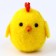 Soft toy "chicken" on a suspension, 6 cm, color mix