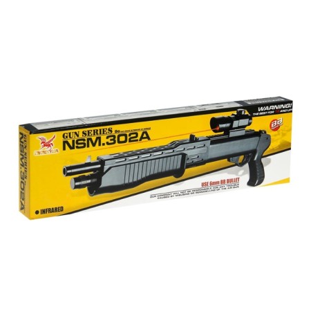 Pneumatic "hunter" shotgun, with a laser-10