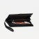 Women's wallet with lightning, black color
