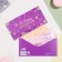 Money envelope "On Birthday!" purple, embossing, 17 x 8 cm