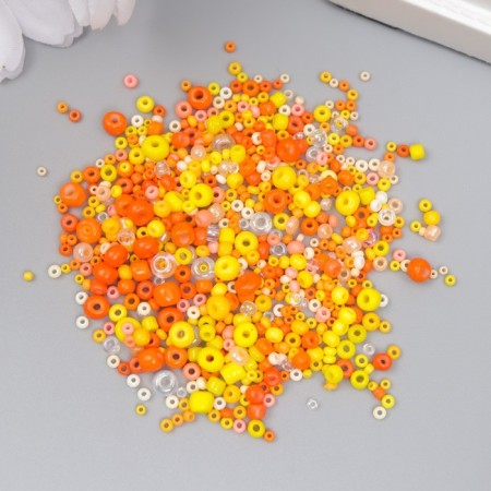 Glass beads 6/0-15/0 "Assorted citrus" d = 1.5-4 mm, nr 10gr-2